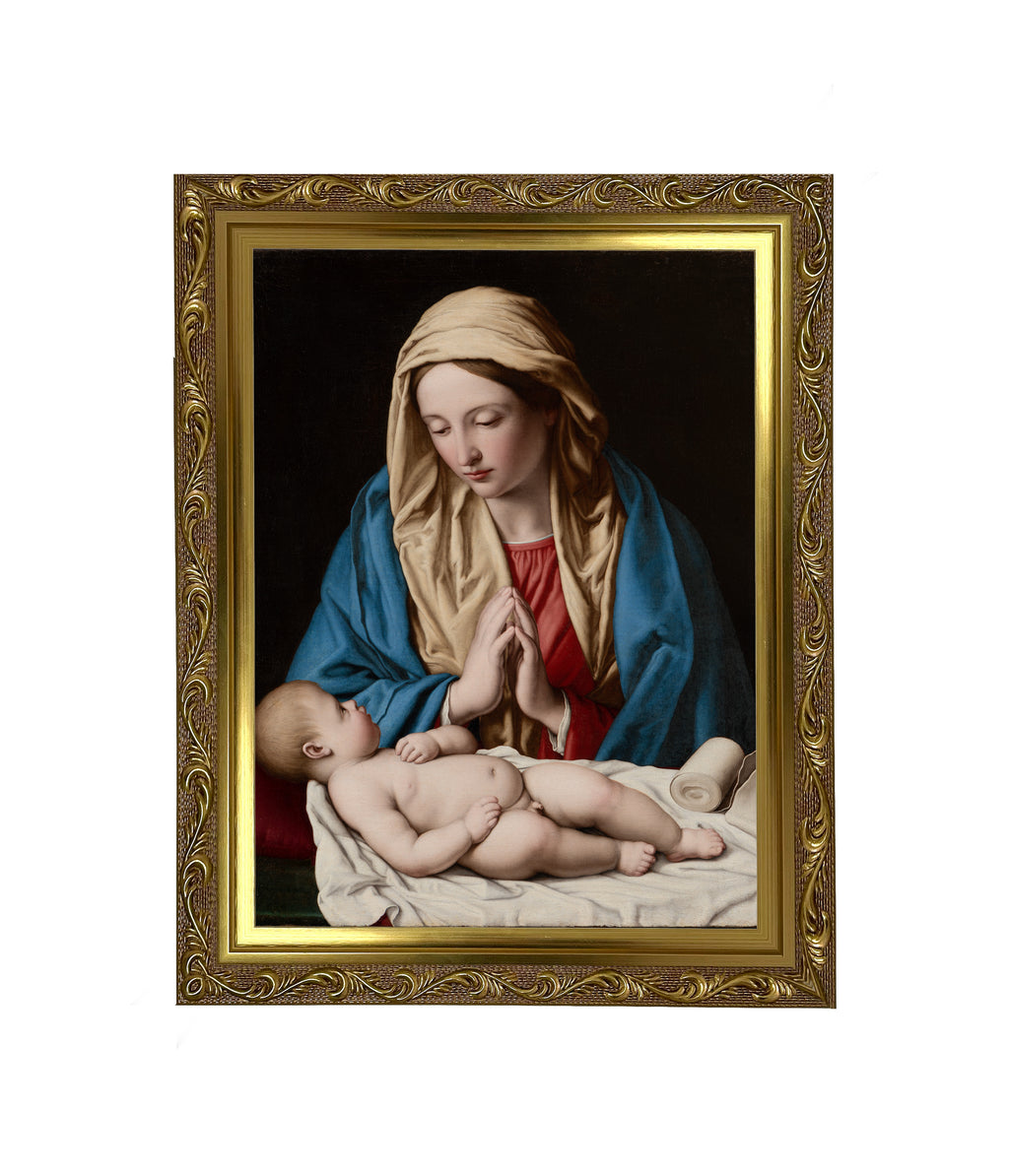 MARIA ADORANDO O MENINO JESUS