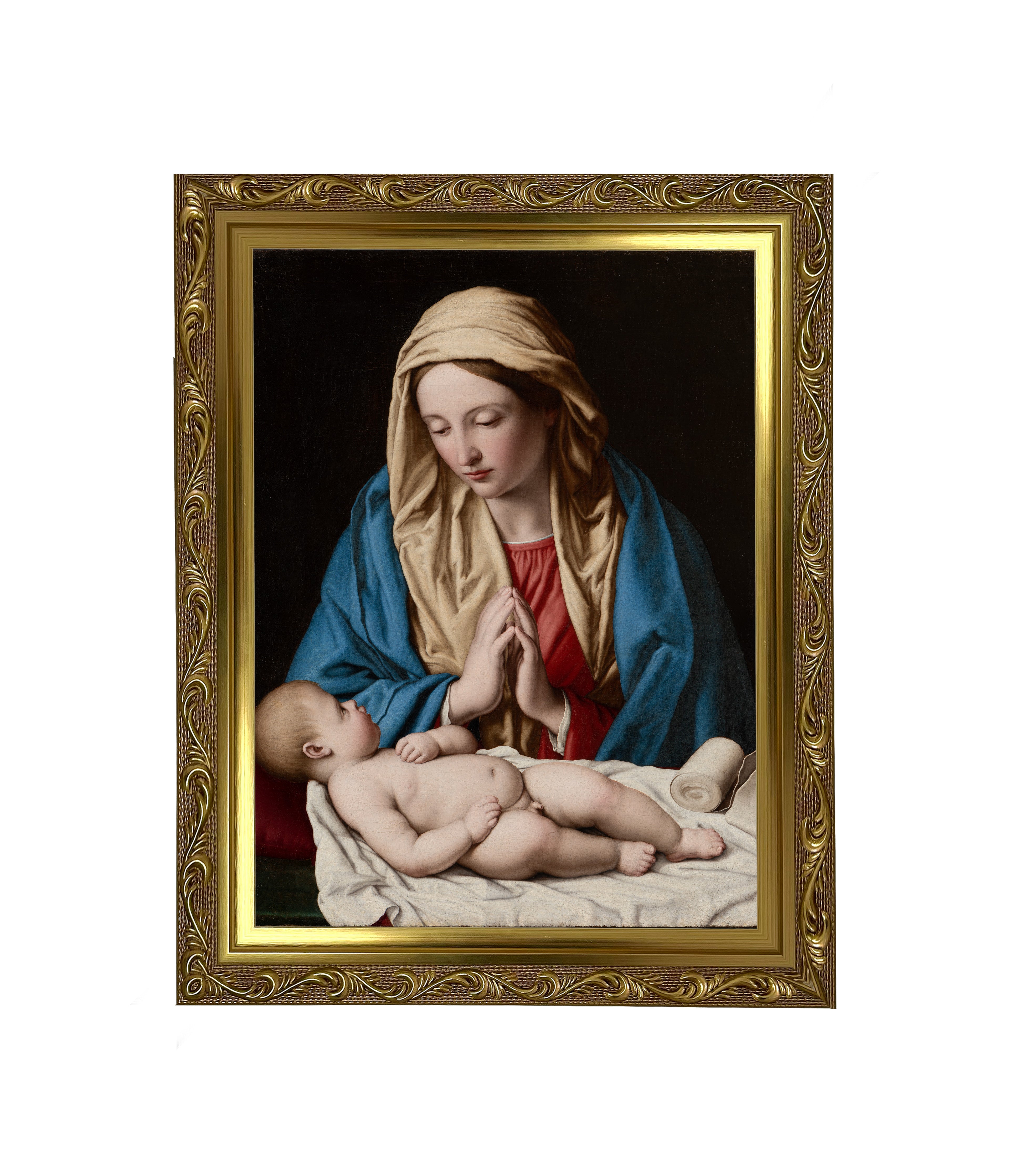 MARIA ADORANDO O MENINO JESUS