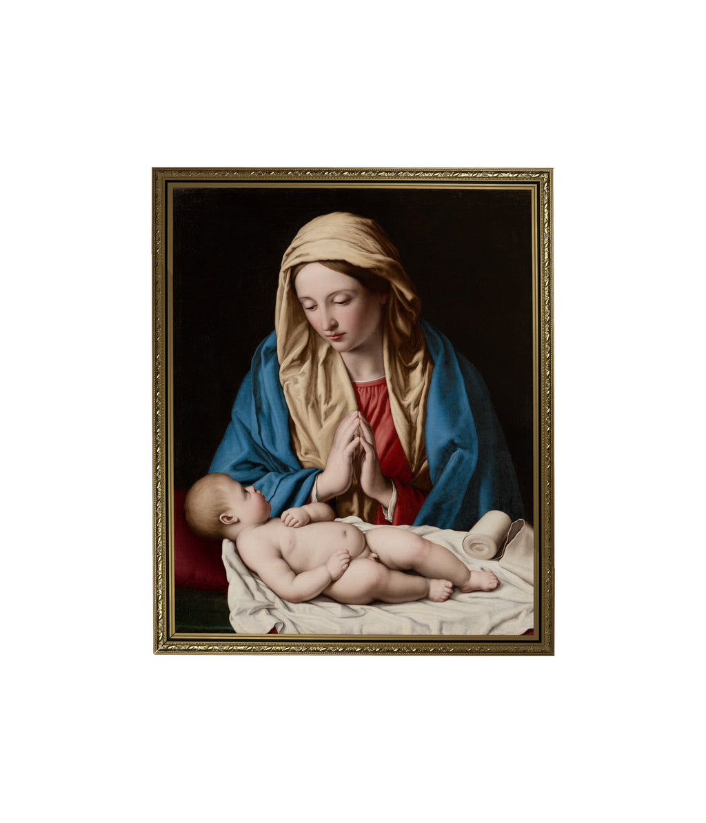 MARIA ADORANDO O MENINO JESUS