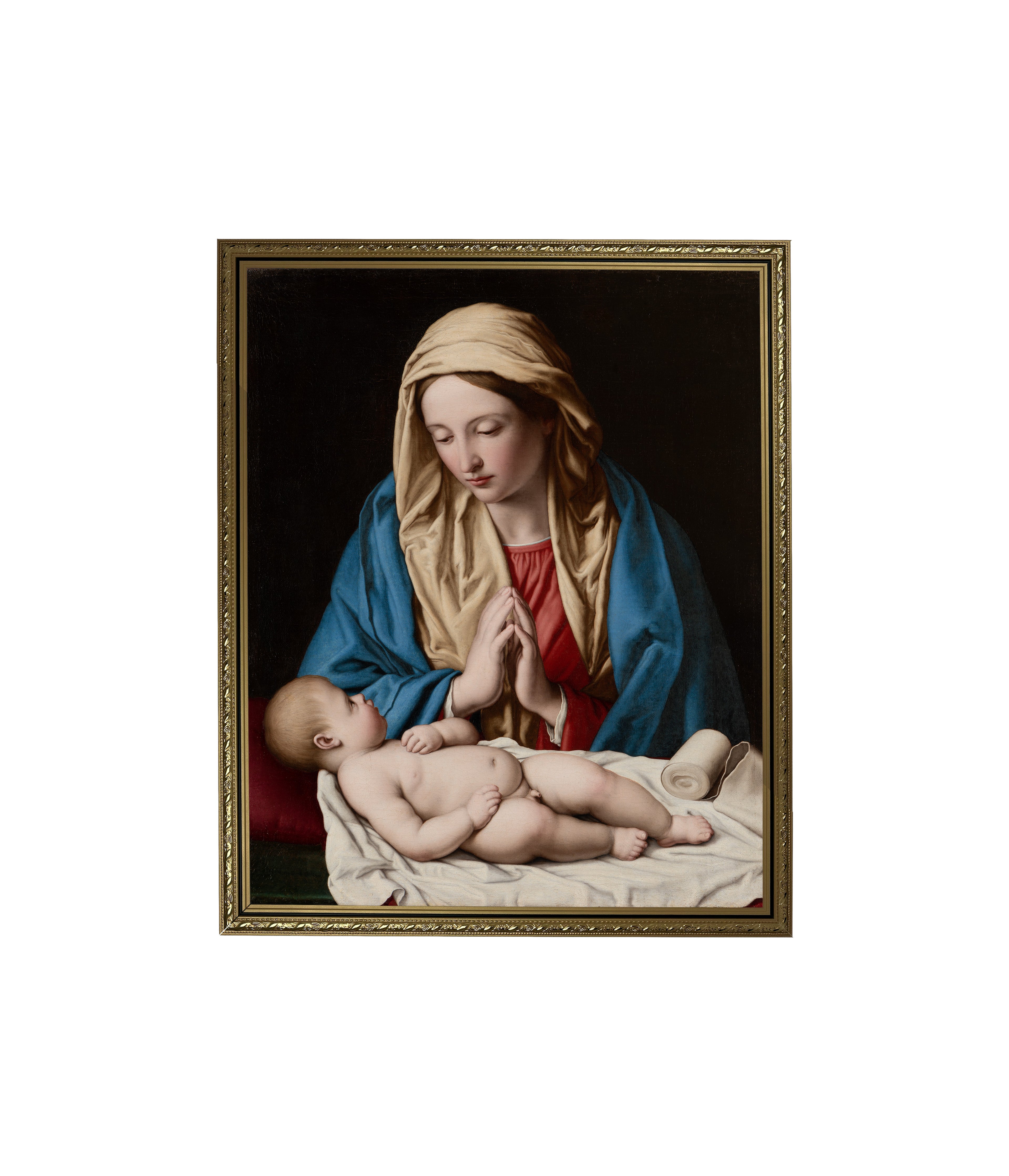 MARIA ADORANDO O MENINO JESUS