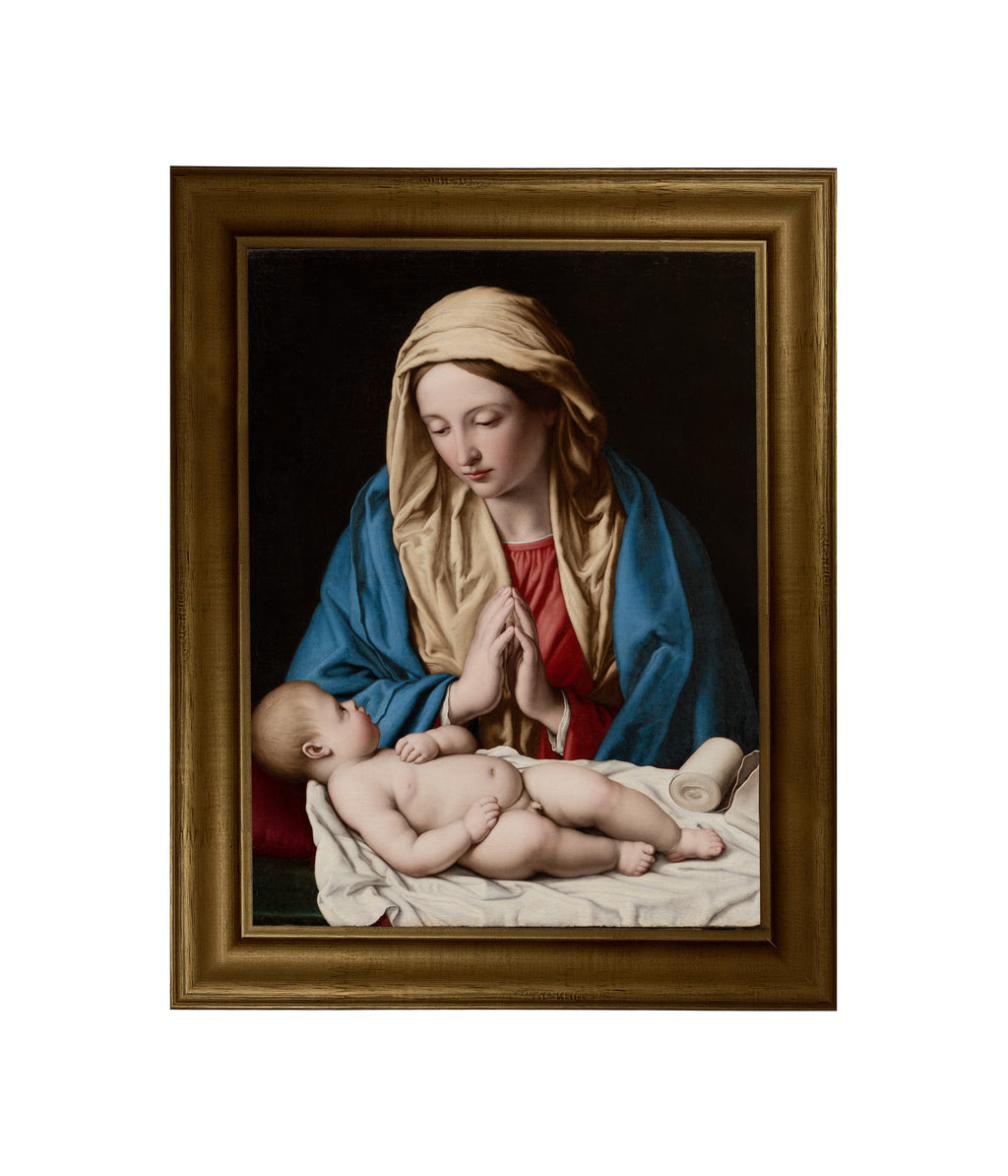 MARIA ADORANDO O MENINO JESUS